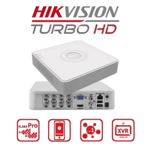 HIKVISION 8-ch 720p Mini 1U H.265 DVR DS-7108HGHI-M1 AI Human Detection XVR DVR