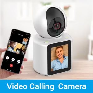 C1 Video Calling Wi-Fi Smart Camera 2.8 Inch IPS Screen FHD 1080P One-Key Call