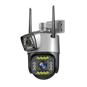 V10 Dual Lens Wifi Security Camera PTZ Wireless Waterproof