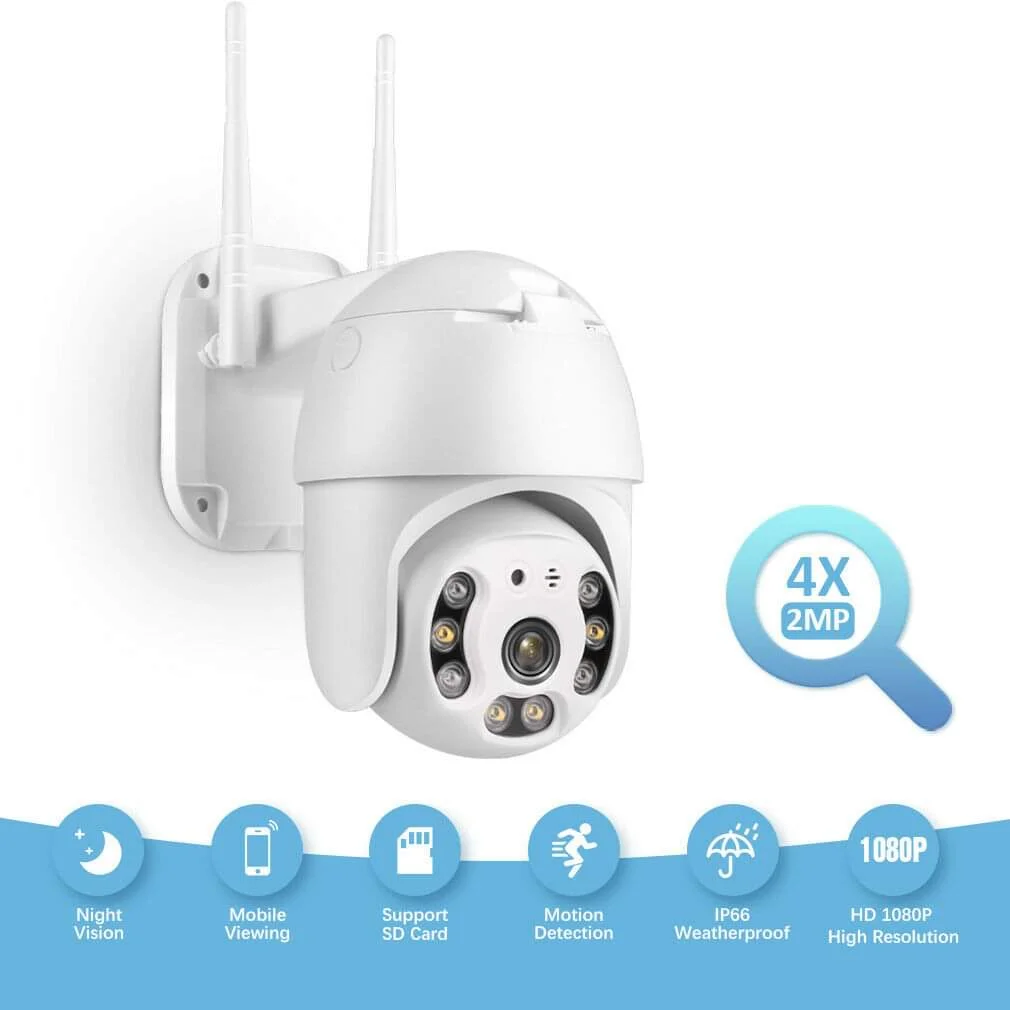 Q8 Waterproof 2MP Security Camera 360° Wifi Wireless Camera - Image 4